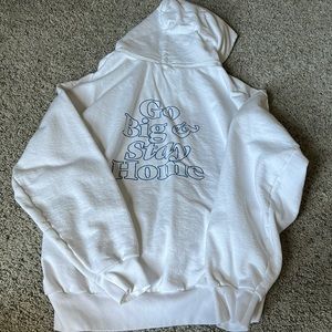 Go Big & Stay Home Cotton Hoodie